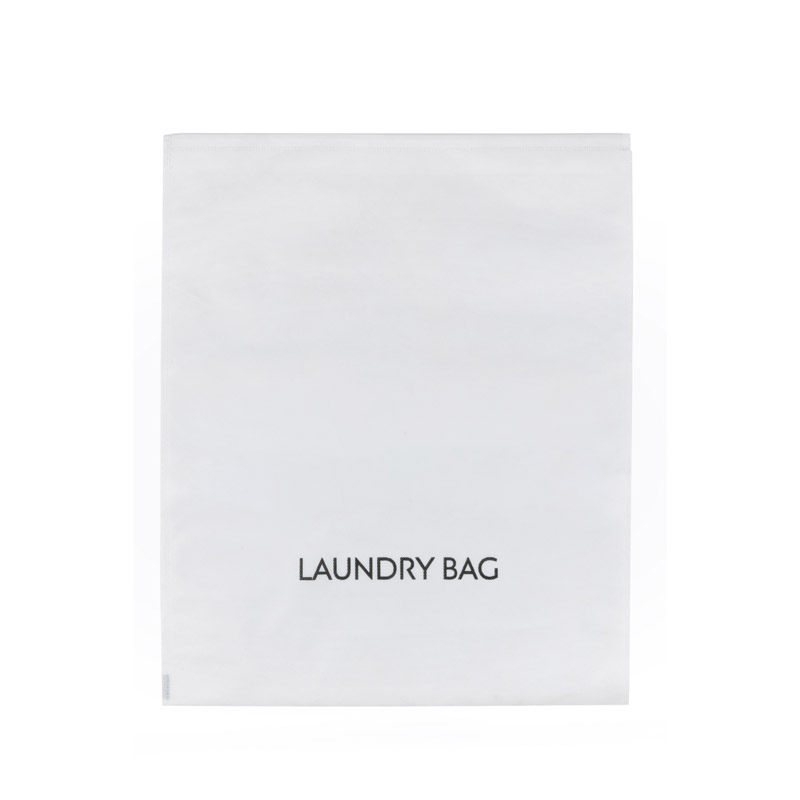 Τσάντα Πουγκί Laundry bag Non Woven Λευκό για ξενοδοχεία